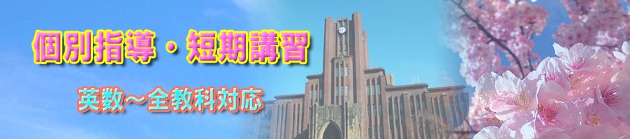 個別指導・短期講習